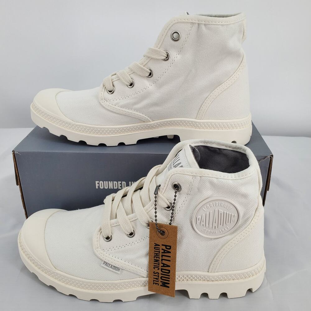 Palladium Pampa Hi Star White 92352-116-M Womens‎ 7 New in Box